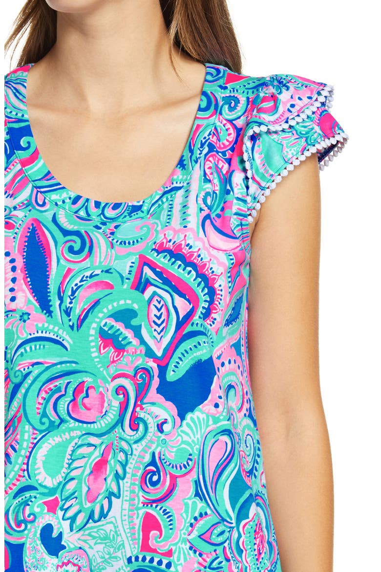 Bridgitte A-Line Dress, Alternate, color, MULTI LIVING THE DREAM