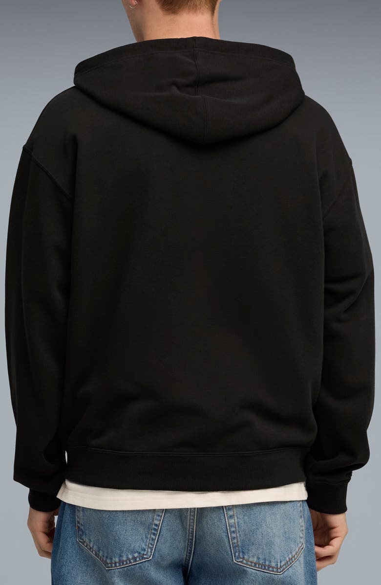 PUMA Porsche League Zip Hoodie, Alternate, color, Puma Black