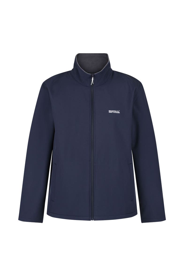 Cera V Wind Resistant Soft Shell Jacket, Main, color, Navy