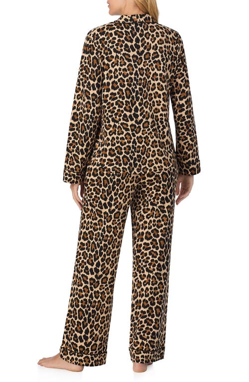 Kate Spade New York Print Pajamas In Brown