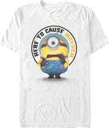 Minions & Monsters Mens Minions & Monsters Here To Cause Mayhem T Shirt