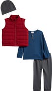 PL Baby by Petit Lem 4-Piece Puffer Vest Set