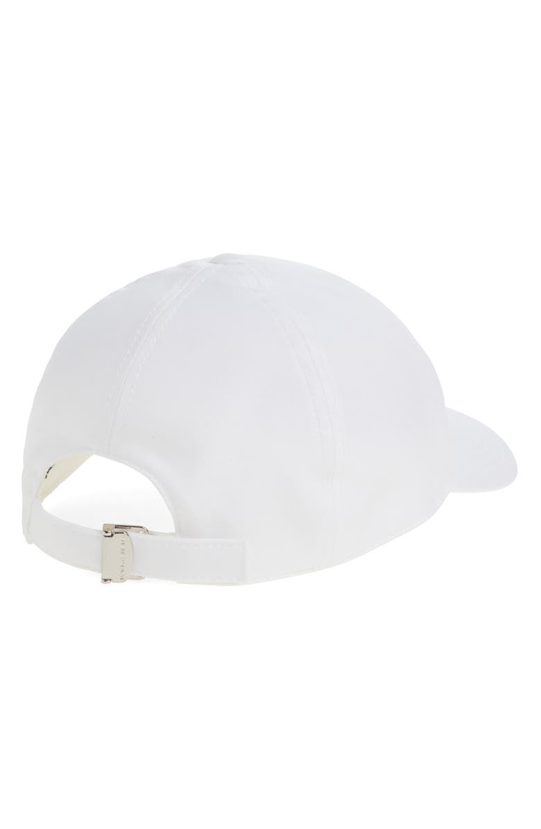 Dolce&Gabbana Logo Cotton Drill Baseball Cap, Alternate, color, Bianco Ottico