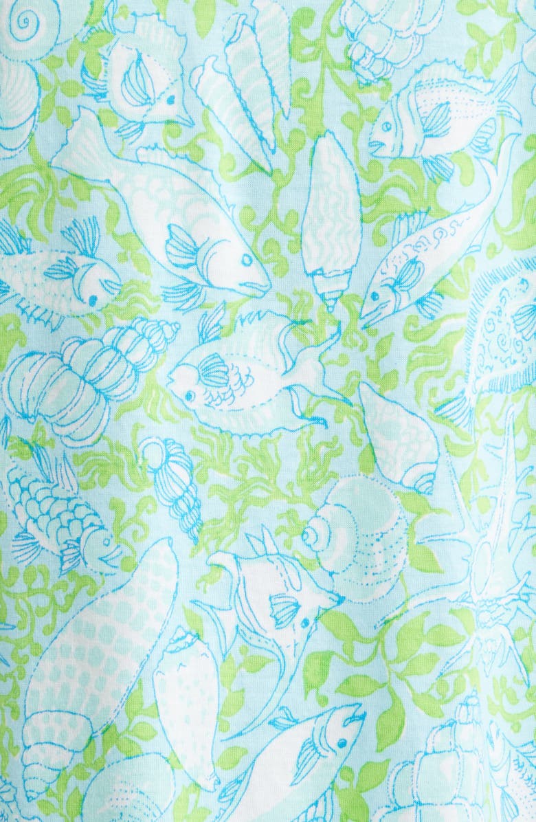Lilly Pulitzer<sup>®</sup> Cody Print Ladder Stitch Dress, Alternate, color, Day Dream Blue