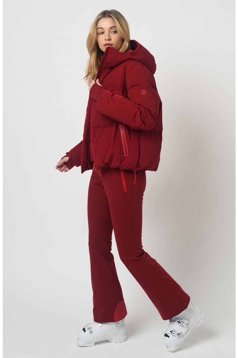 Poppy Ski Jacket, Alternate, color, Ruby