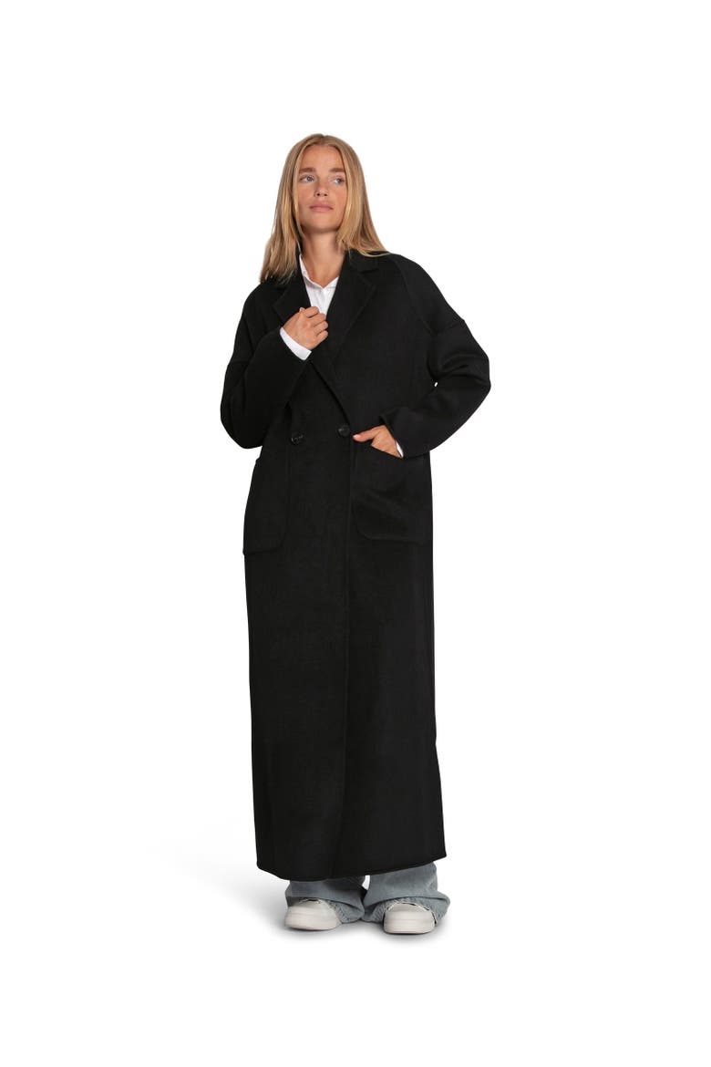 Publisher Maxi Coat, Alternate, color, Black