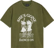 PacSun She's Gone Oversize Cotton Graphic T-Shirt