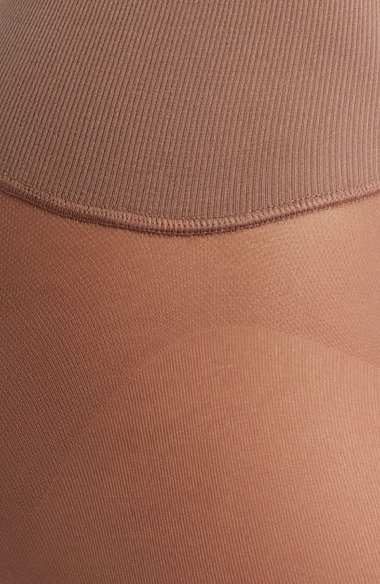 Hue Yoga Waist Opaque Tights, Alternate, color, Cocoa