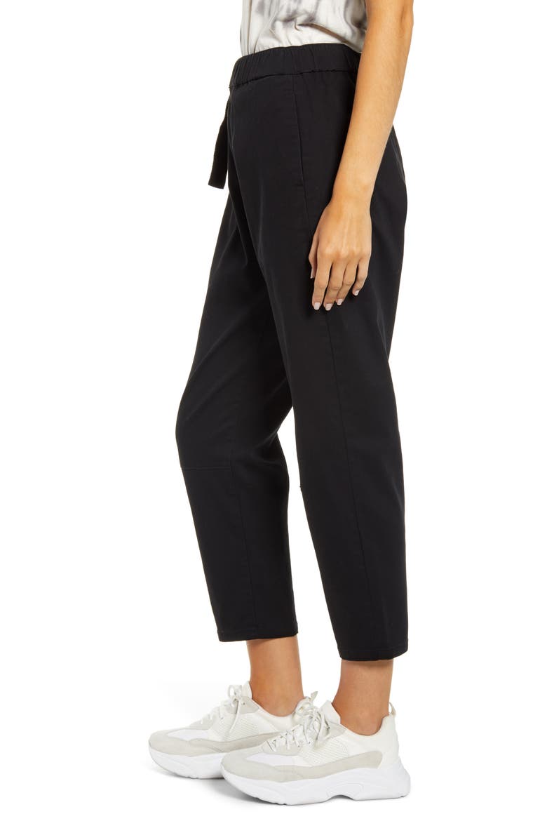 Crop Skater Pants, Alternate, color, BLACK