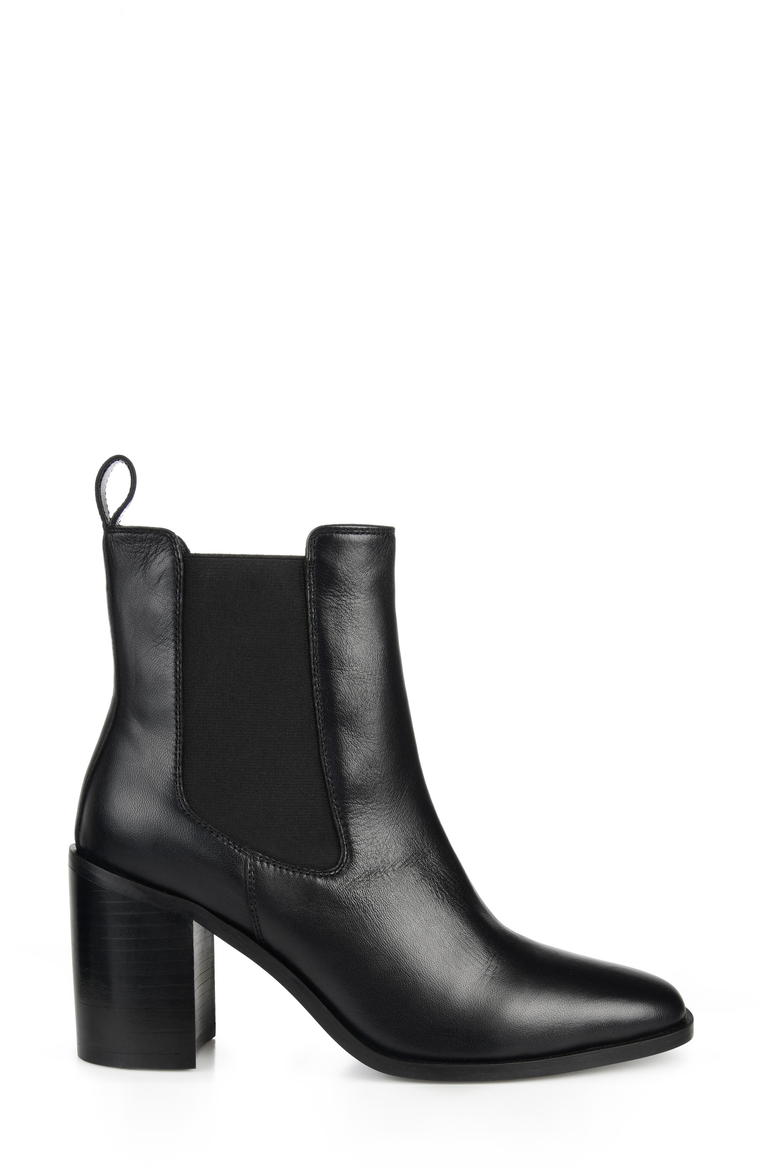 Journee Signature Rowann Leather Chelsea Boot, Alternate, color, 