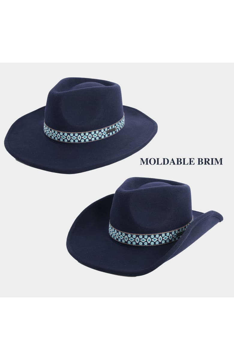 Kanut Sports Rogue Women's Decorative Band  Hat, Alternate, color, Midnight