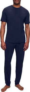 Eberjey Henry Stretch Tencel® Modal Short Sleeve Pajamas