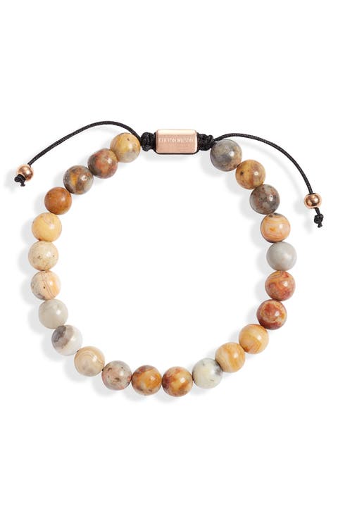 Men's Tiger's Eye Beaded Bracelet