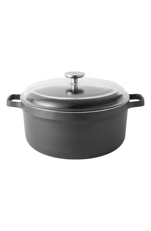Black Gem 7.7 Quart Covered Stock Pot