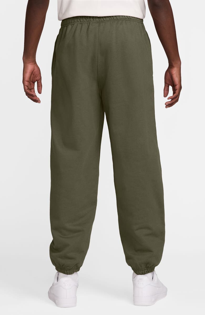 Nike Solo Swoosh Fleece Sweatpants, Alternate, color, 222 Medium Olive/Medium Olive/White