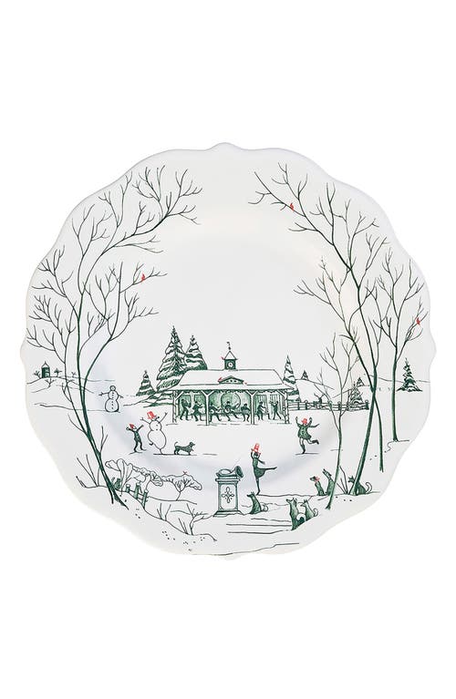 Juliska Country Estate Winter Frolic 16-piece Dinnerware Set In Green