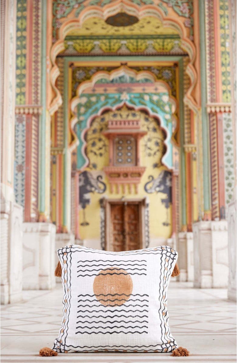 CQC LA Ascension Quilt Bedding Set With 2 Shams, Alternate, color, White, Brown