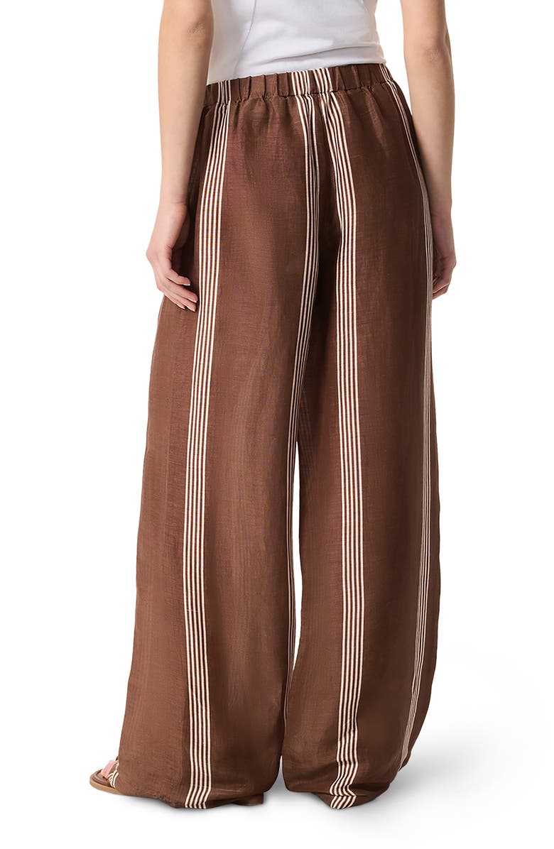 rag & bone Olivia Stripe Linen & Silk Pants, Alternate, color,