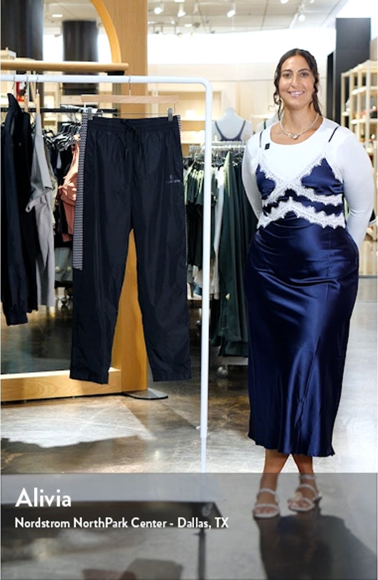 Dama Zip Cuff Nylon Track Pants, sales video thumbnail