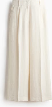 H&M Wide Tailored Trousers