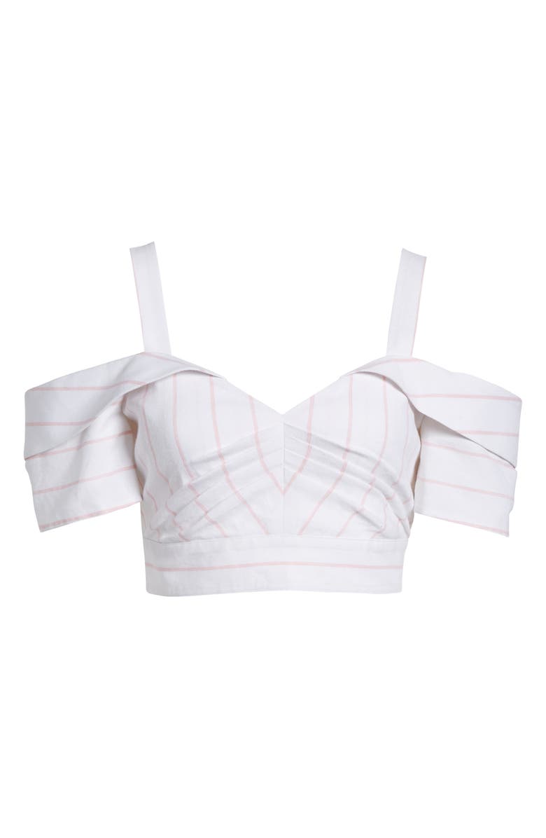 Leith Cold Shoulder Crop Top, Alternate, color, 