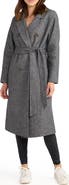 Belle & Bloom Standing Still Belted Wool Blend Coat