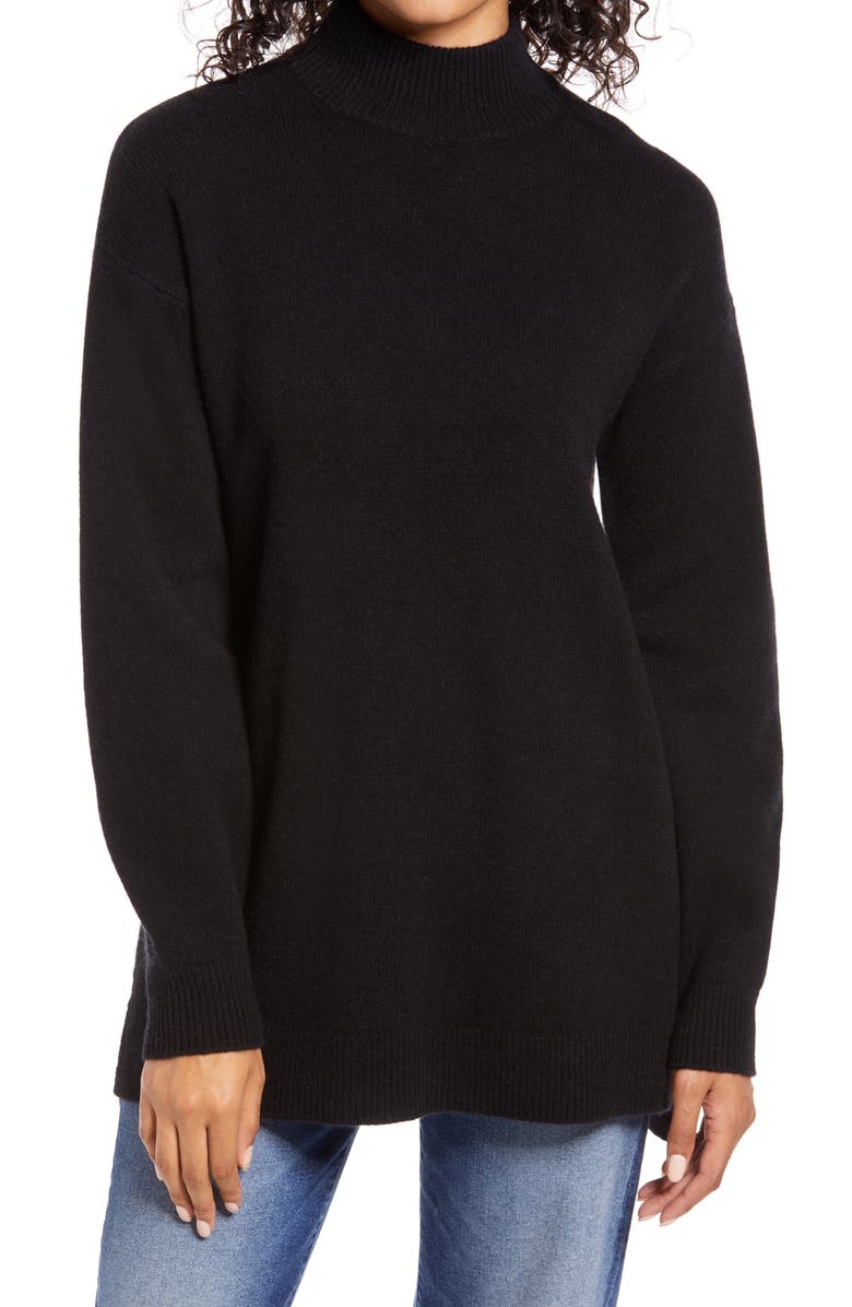 Halogen<sup>®</sup> Wool & Cashmere Turtleneck Sweater, Main, color, 