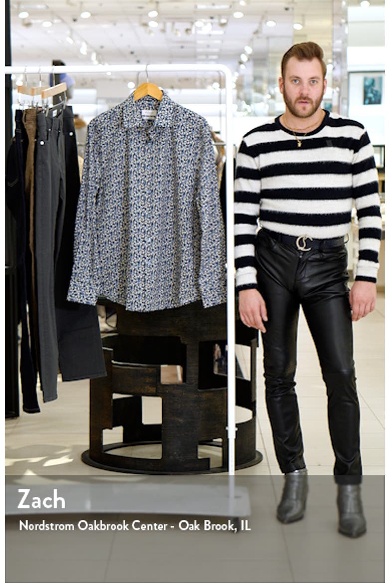 Axel Shaped Fit Stretch Cotton Button-Up Shirt video