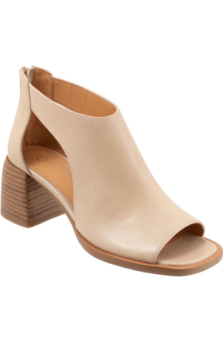 EOS FOOTWEAR Isolde Block Heel Sandal, Main, color, Beige