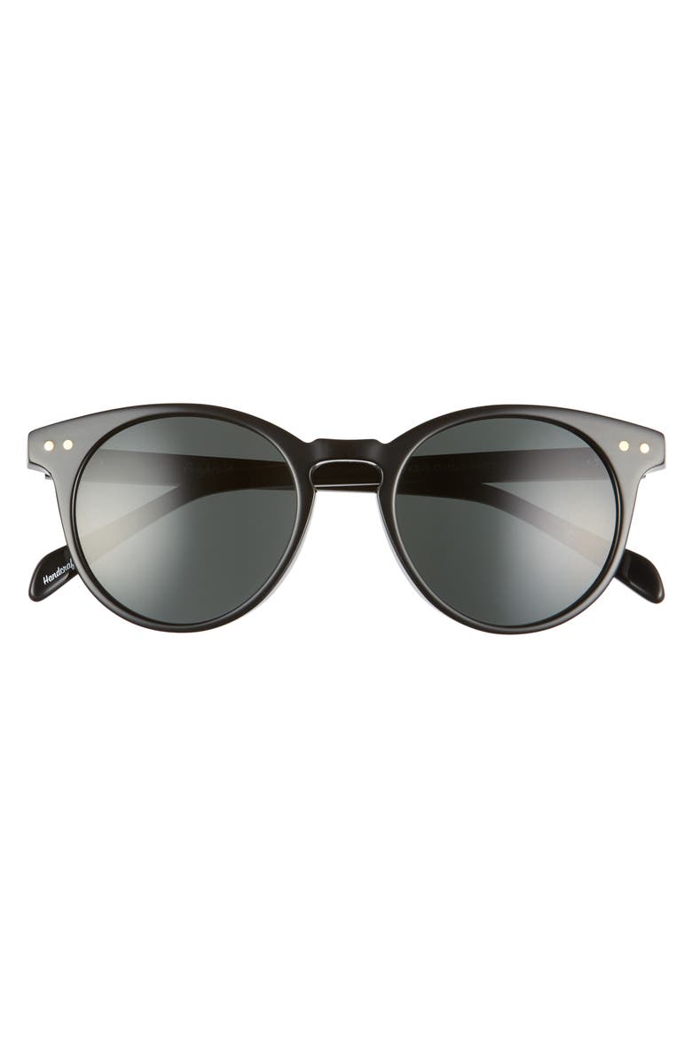 Oxford 49mm Sunglasses, Alternate, color, BLACK/ GREY