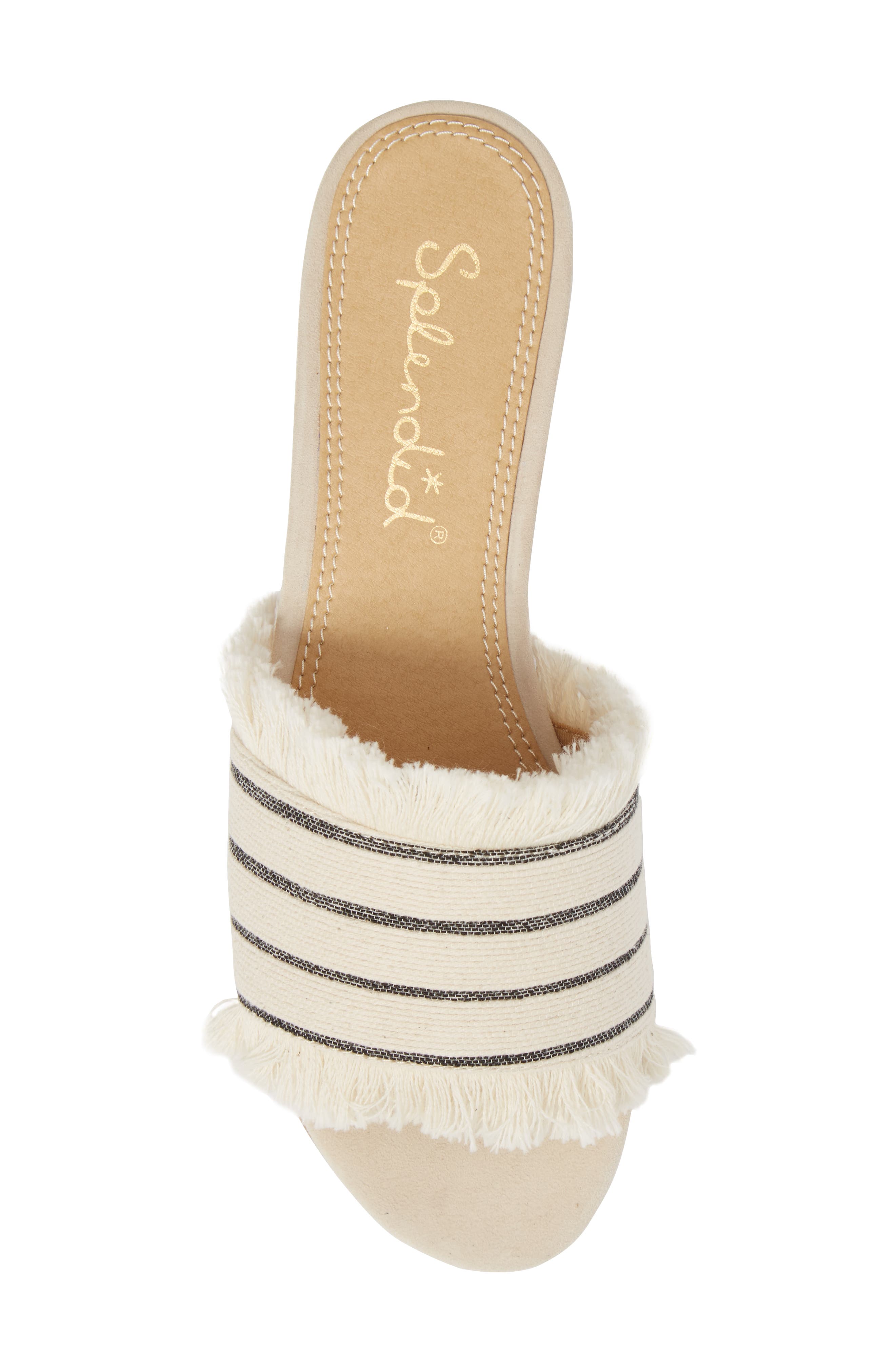 Splendid Baldwyn Fringe Slide Sandal, Alternate, color, 