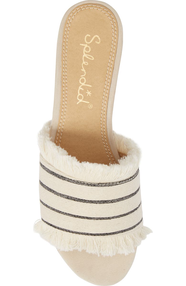 Splendid Baldwyn Fringe Slide Sandal, Alternate, color,