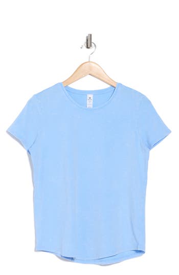 90 Degree By Reflex Brenna Cotton Jersey Acid Wash T-shirt