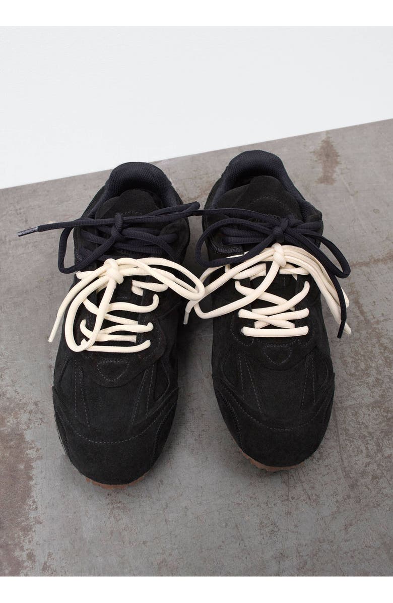 Axel Arigato Slow Suede Runner - Women's, Alternate, color, Black/Dark Gum