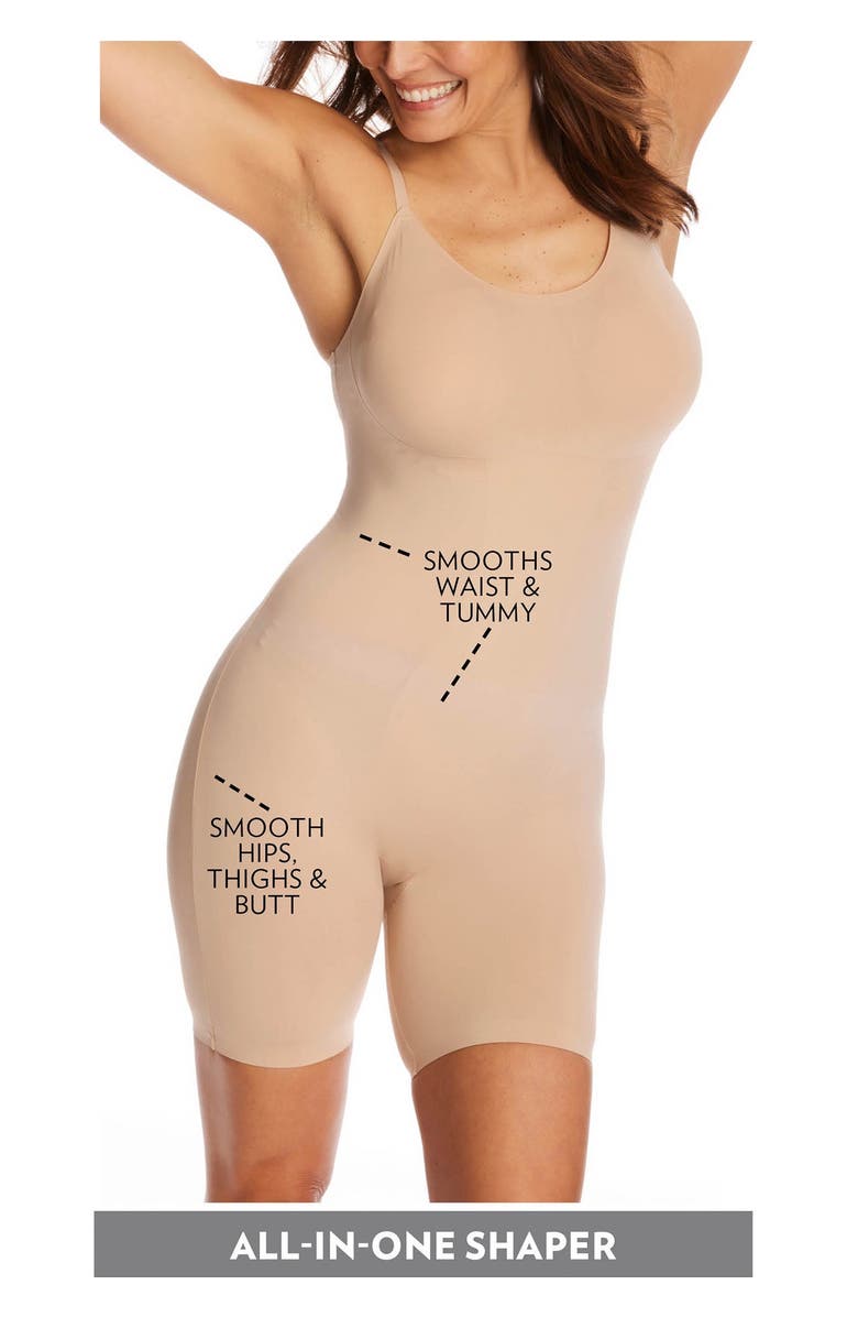 Secret Solutions Invisible Shaper Light Control All-In-One Shaper, Alternate, color, Black