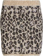 Missoni Animal Jacquard Sequin Sweater Skirt