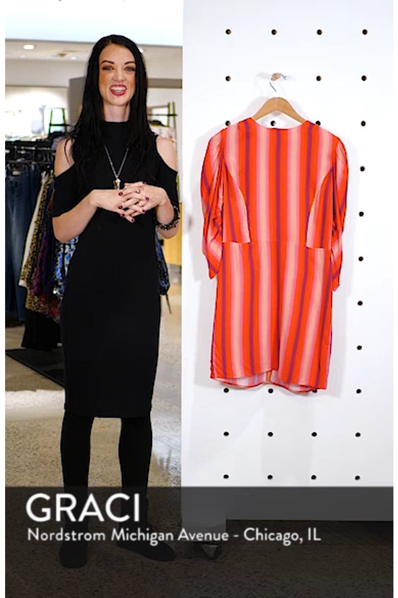 Sleeve Detail Minidress (Nordstrom Exclusive) video