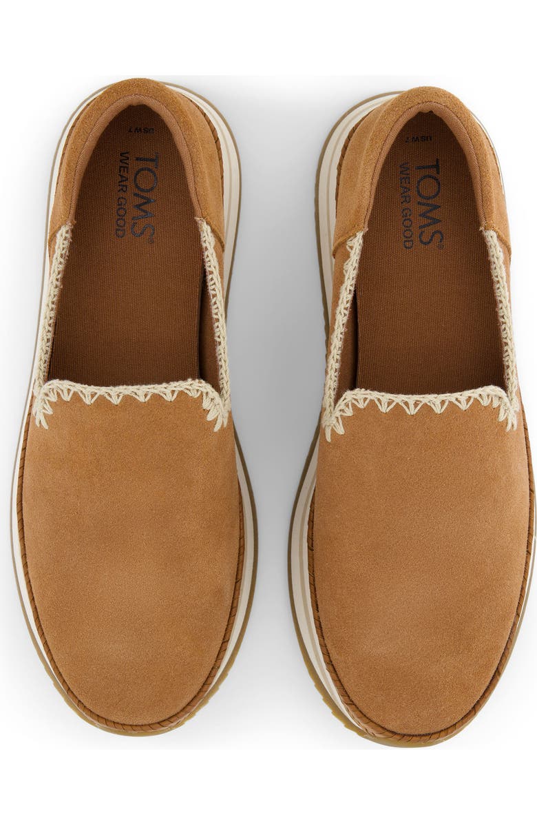 TOMS Jocelyn Slip-On Platform Sneaker, Alternate, color, Brown