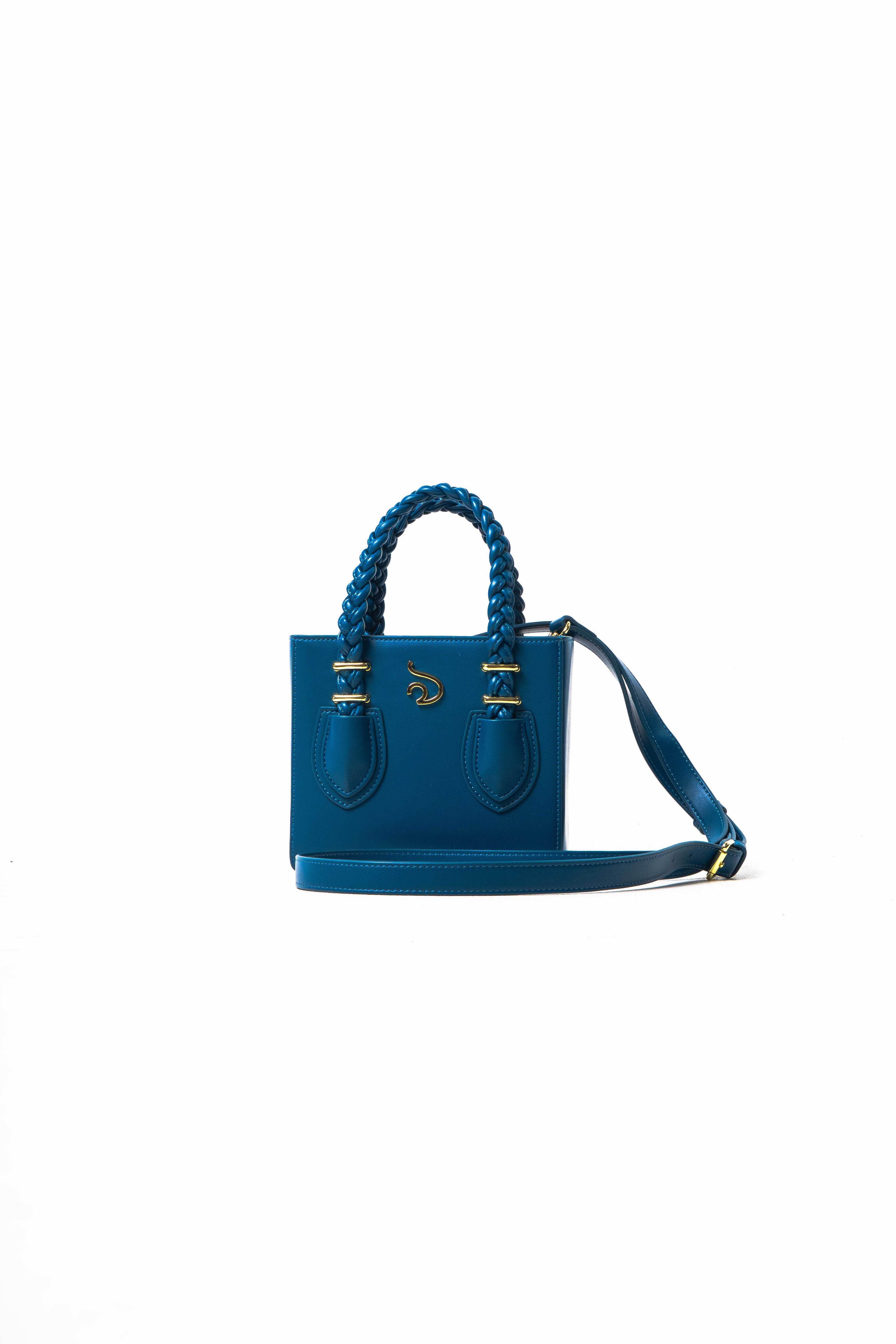 Mèsan Boxy Tote, Main, color, Blue