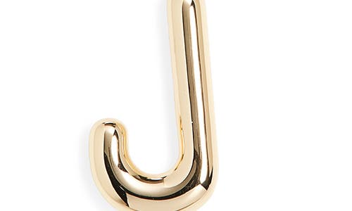 Roxanne Assoulin The Big Puffy Initial Pendant Necklace In Brown