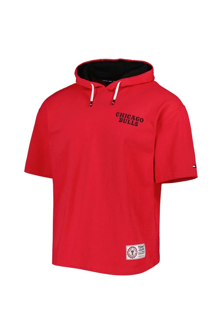 Men's Tommy Jeans Red/White Chicago Bulls Matthew 2-In-1 T-Shirt & Hoodie Combo Set, Alternate, color, Red
