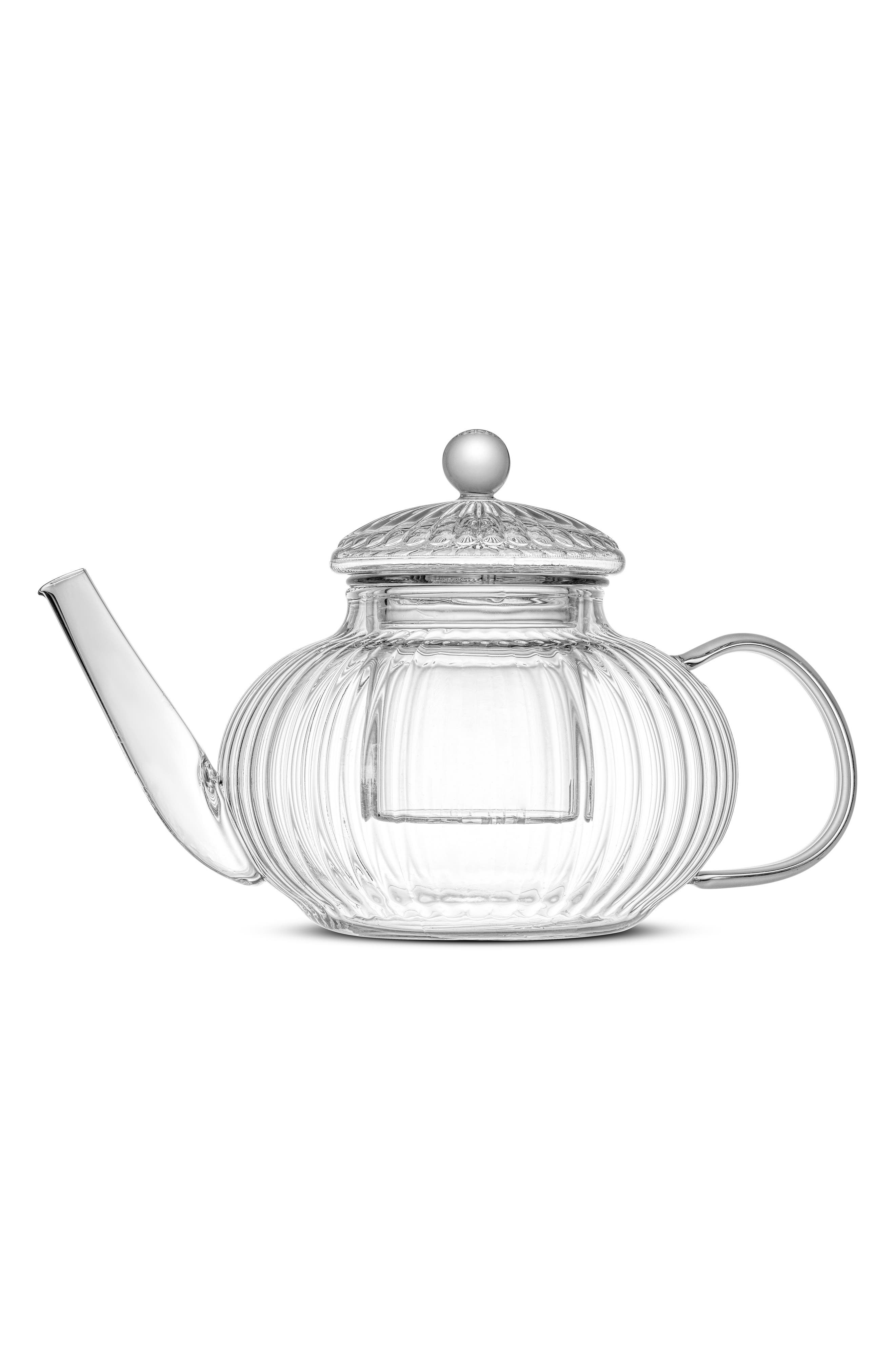 JoyJolt Fluted Glass Tea Kettle