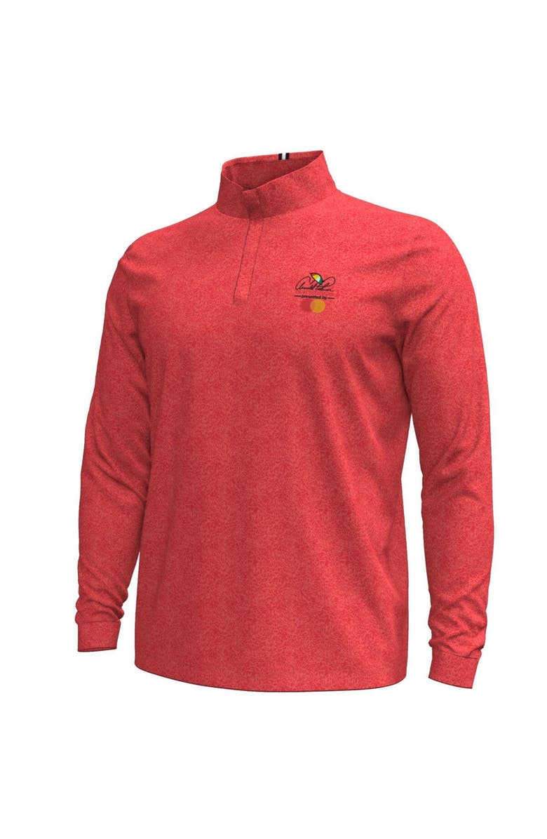 Under Armour Men's Under Armour  Red Arnold Palmer Invitational Playoff 3.0 Print Quarter-Zip Pullover Top, Alternate, color, 