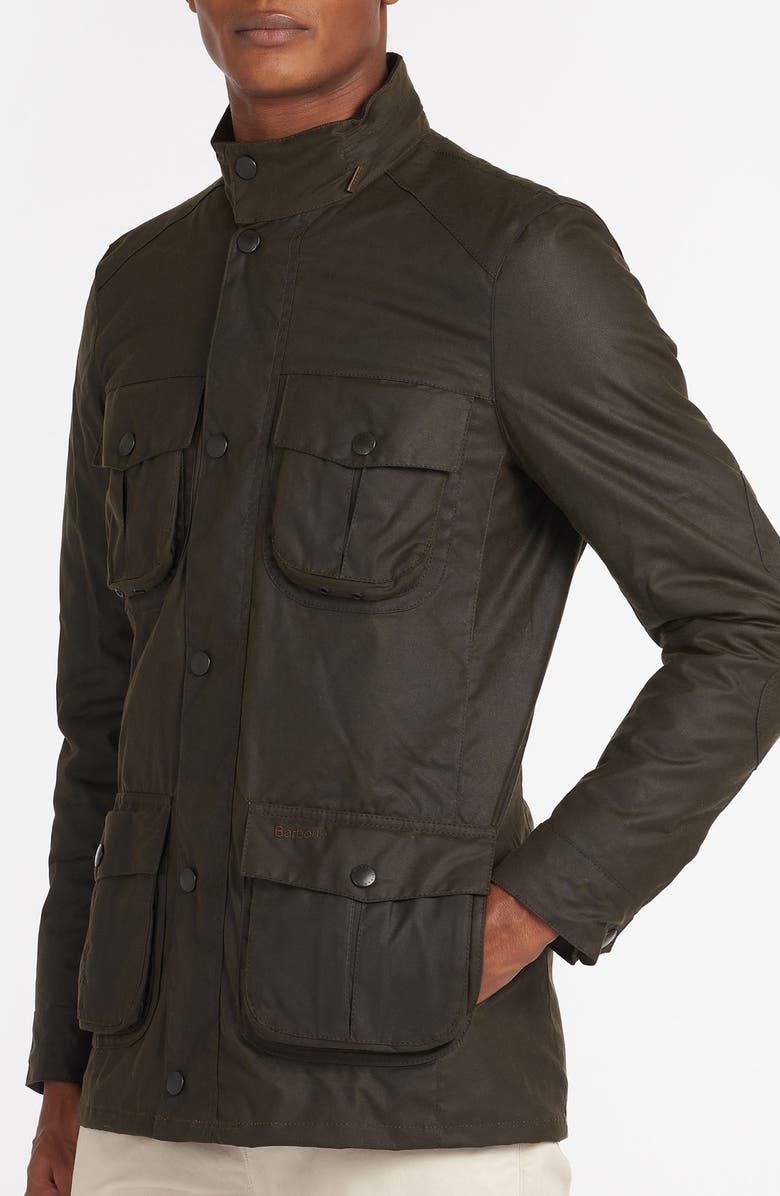 Barbour Corbridge Water Resistant Waxed Cotton Jacket, Alternate, color, 