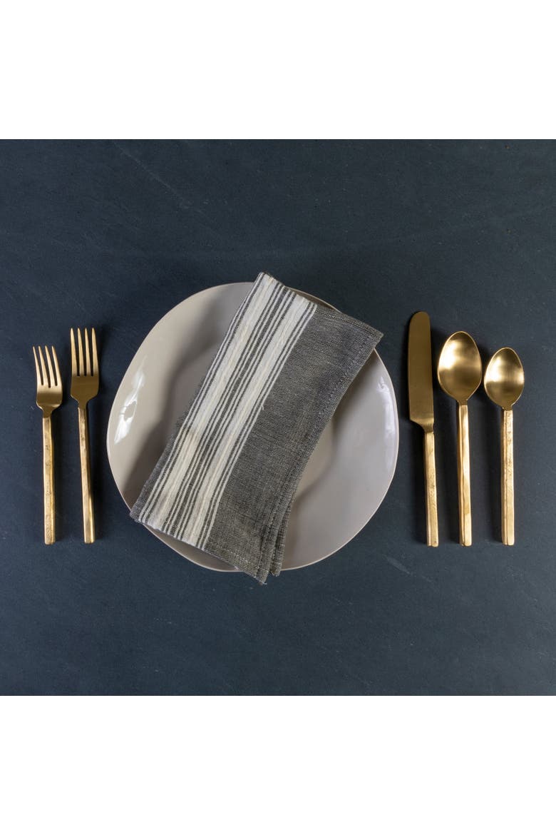 Azura Flatware Set, Alternate, color, Gold