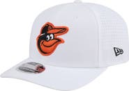 New Era Men's New Era White Baltimore Orioles COOLERA 9SEVENTY Adjustable Hat