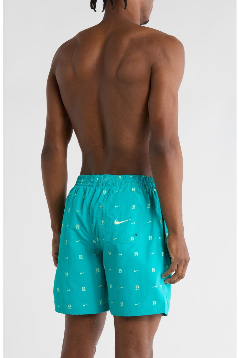 7-Inch Volley Swim Trunks, Alternate, color, DUSTY CACTUS