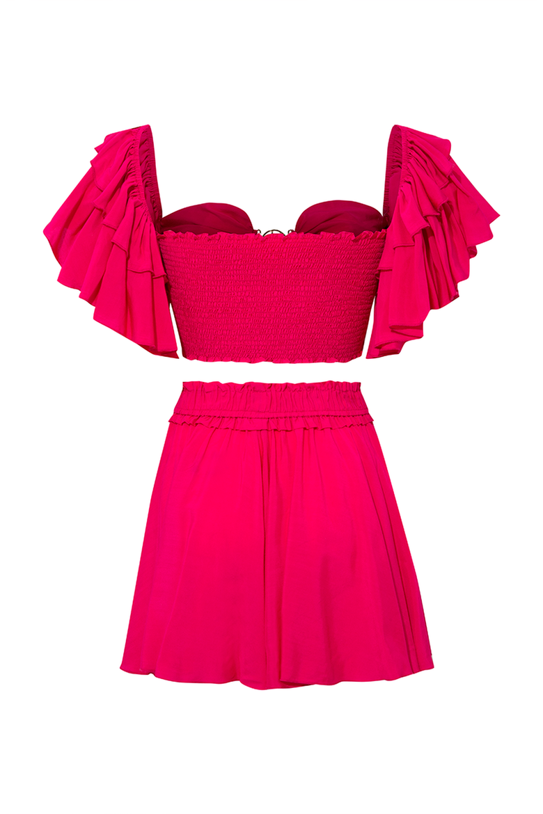 Whimsy Top, Alternate, color, Fuchsia