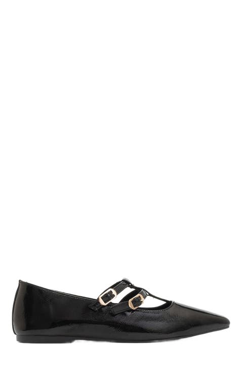 Starling Leather Mary Jane Flats (Women)