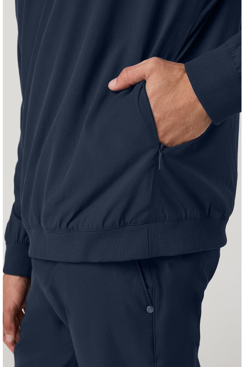 Venture Quarter Zip Performance Jacket, Alternate, color, INK LINEN TEXTURE